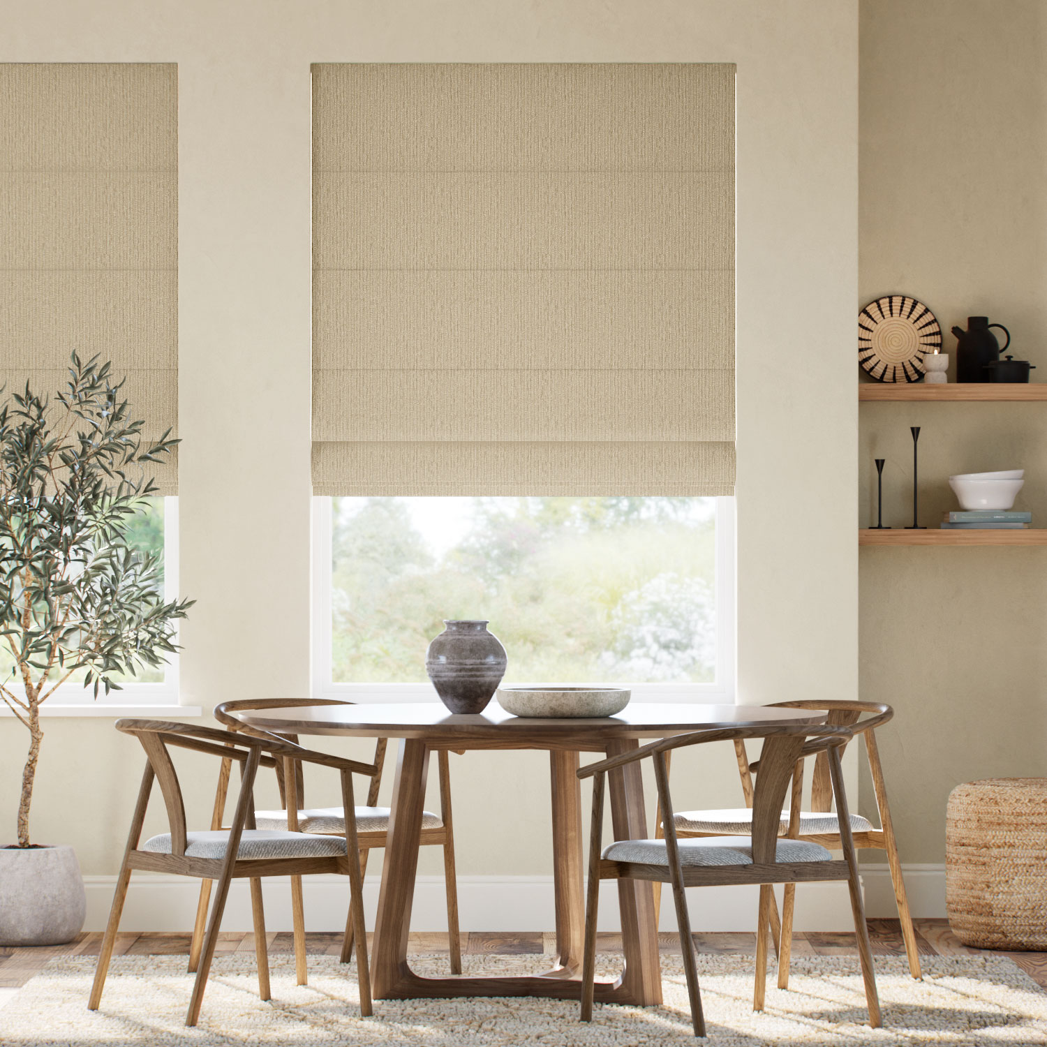 Amir Sandstone Roman Blind