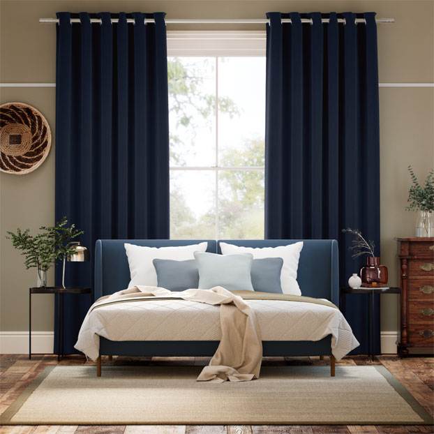 Bijou Linen Navy カーテン サムネイル写真