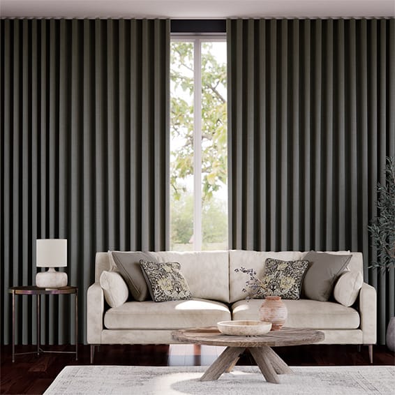 Bijou Linen Pewter  カーテン