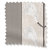 Bijou Linen Taupe & Chatsworth Ivory 見本の写真