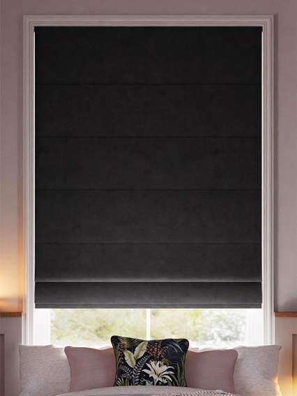Cambridge Velvet Pewter ローマンシェード サムネイル写真