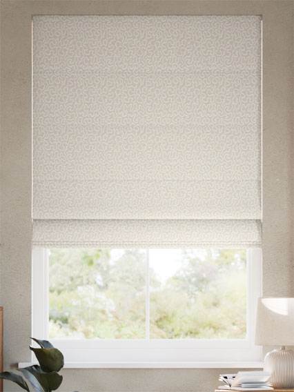 Carina Jacquard Light Taupe ローマンシェード サムネイル写真