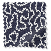 Carina Jacquard Navy 見本の写真