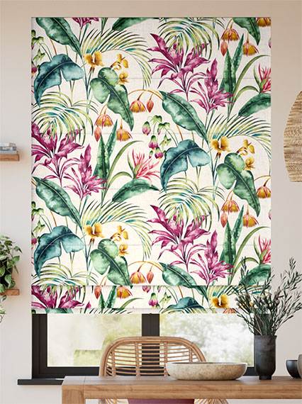 Cedella Tropical ローマンシェード サムネイル写真