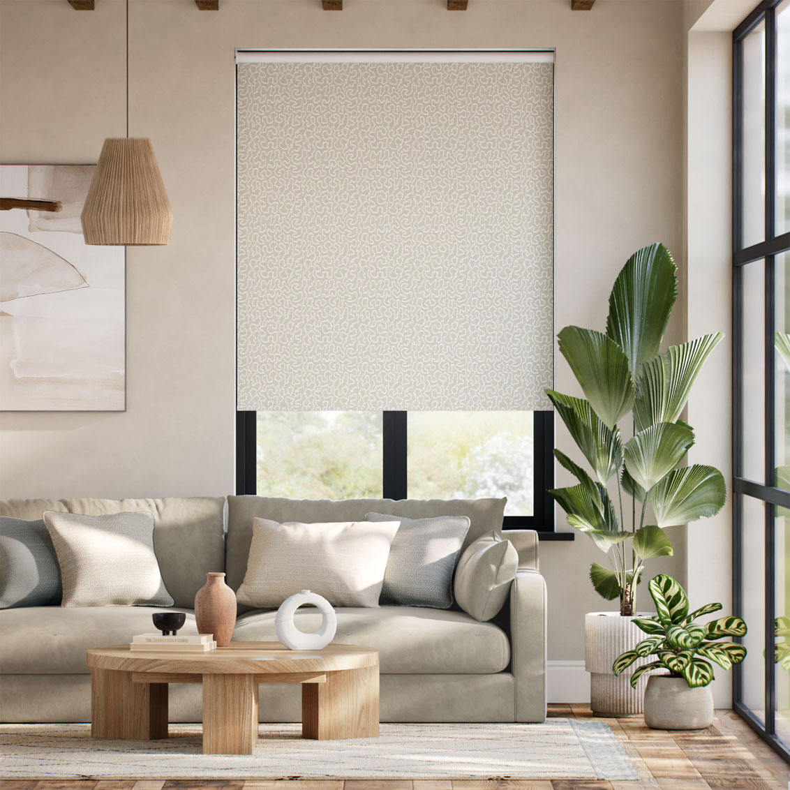 Choices Carina Jacquard Light Taupe Roller Blind