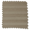 コードレス採光リネンハニカム モダンブラウン ハニカムシェード サンプルの写真