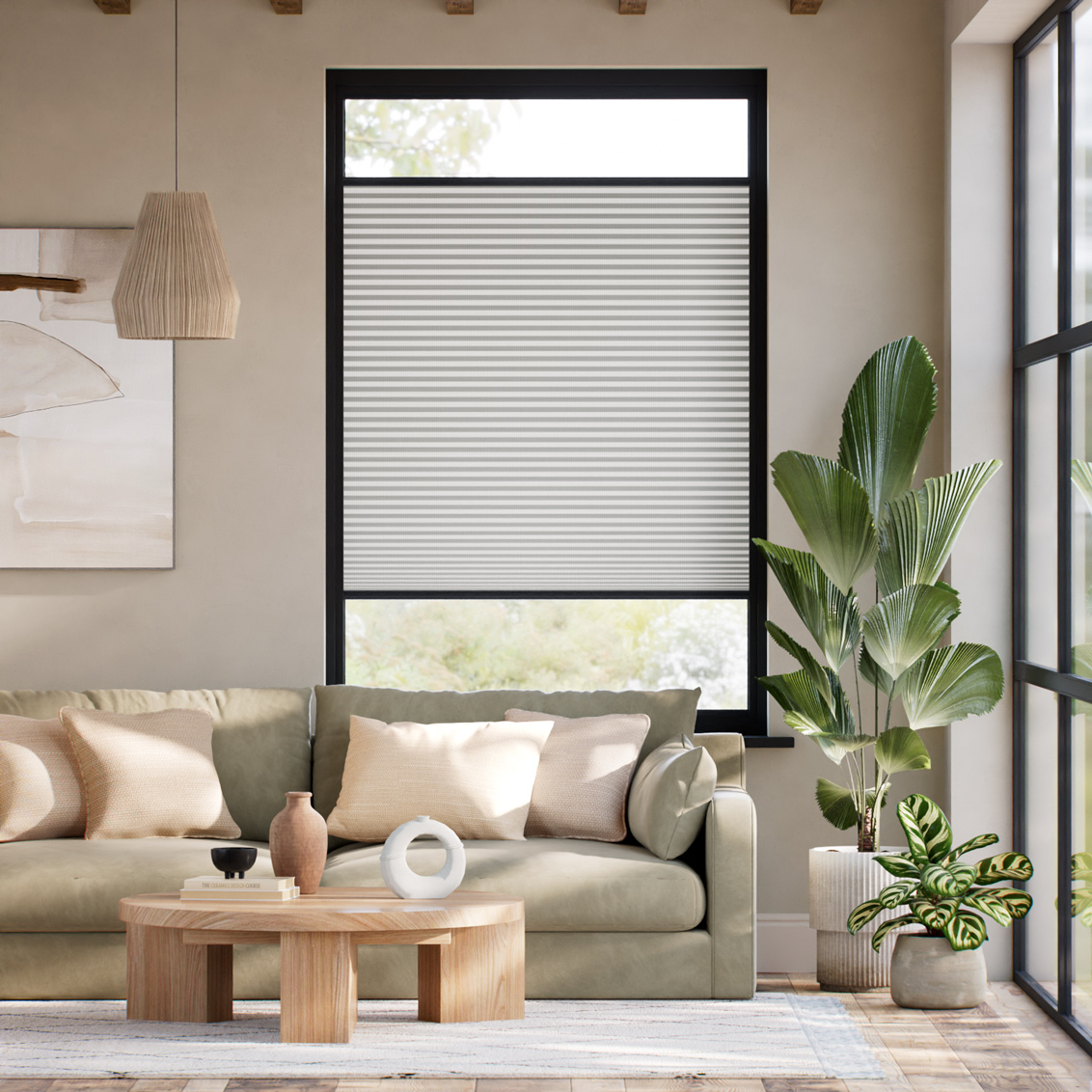 DuoShade Terrazzo Stone Stick2Fit Pleated