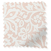 ２Flower Block Blush Roller Blind サンプルの写真