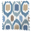 ２Inca Spot Blue Roman Blind サンプルの写真