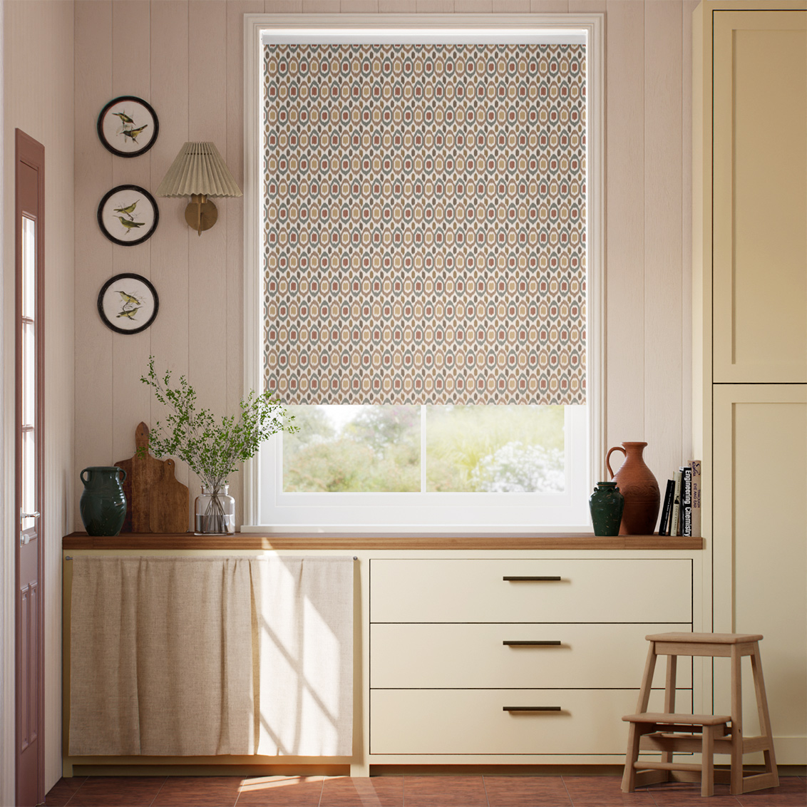２Inca Spot Neutral & Mineral Roller Blind