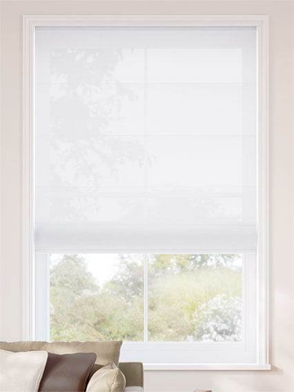 Juno Voile Bright White ローマンシェード サムネイル写真