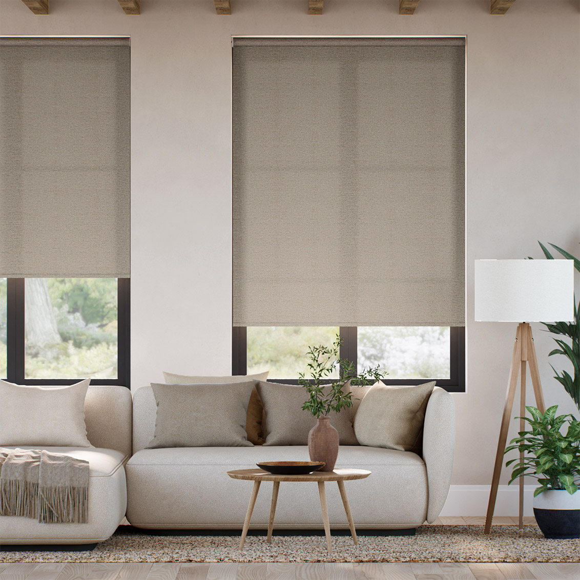 Kaia Soft Gold Roller Blind