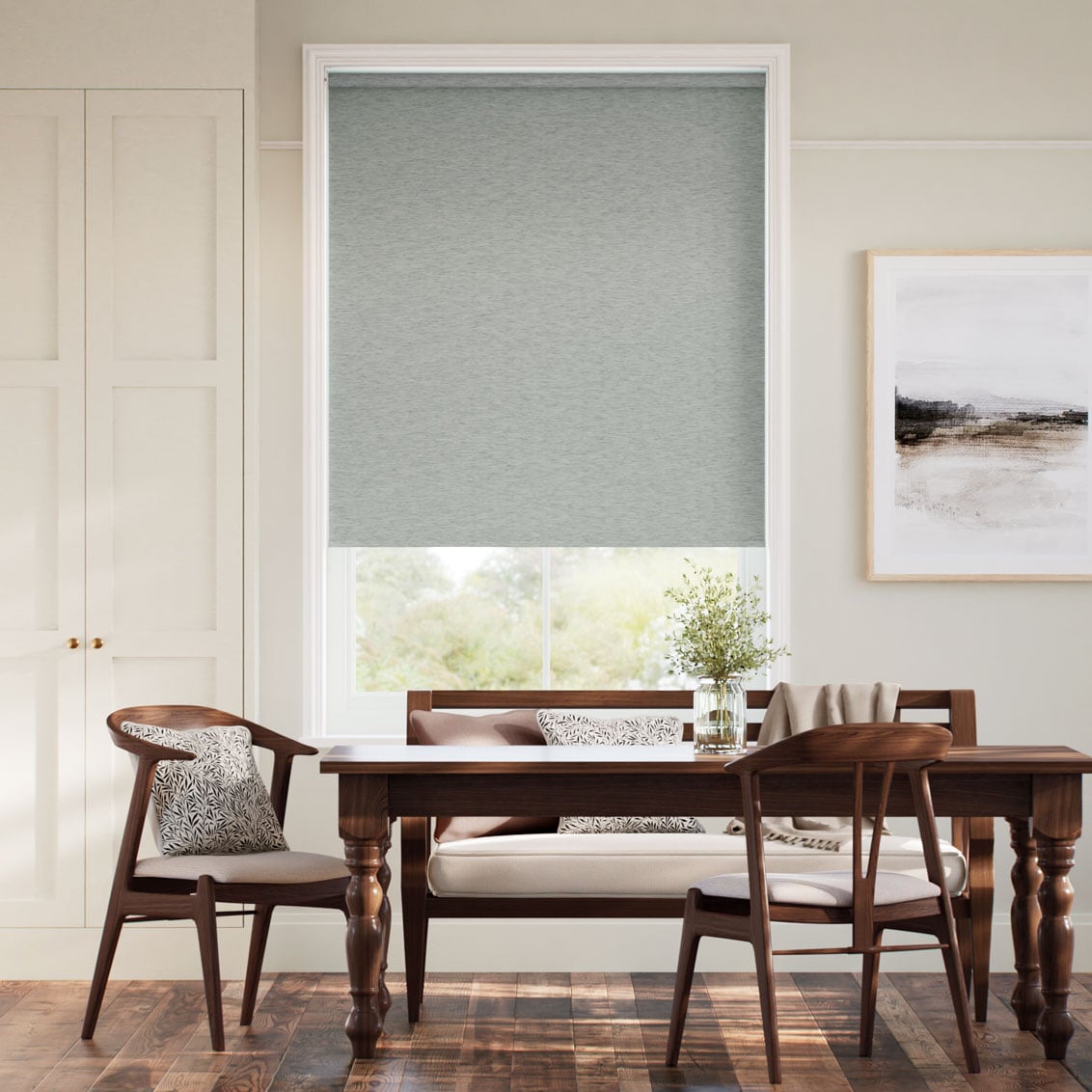Lennox Stratus Grey Roller Blind