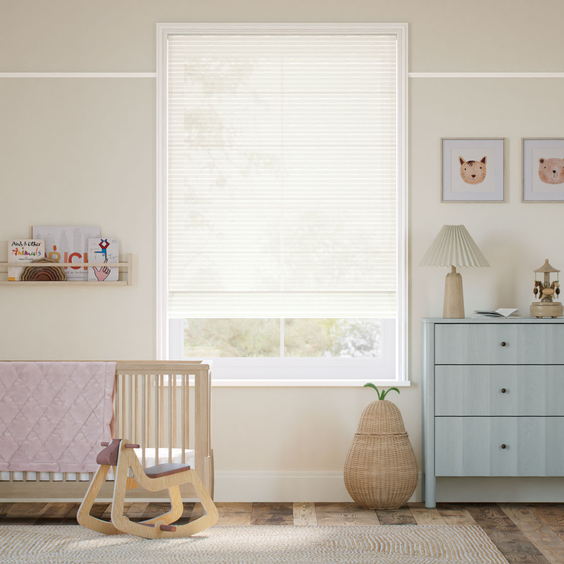 Marieta Ivory Roman Blind