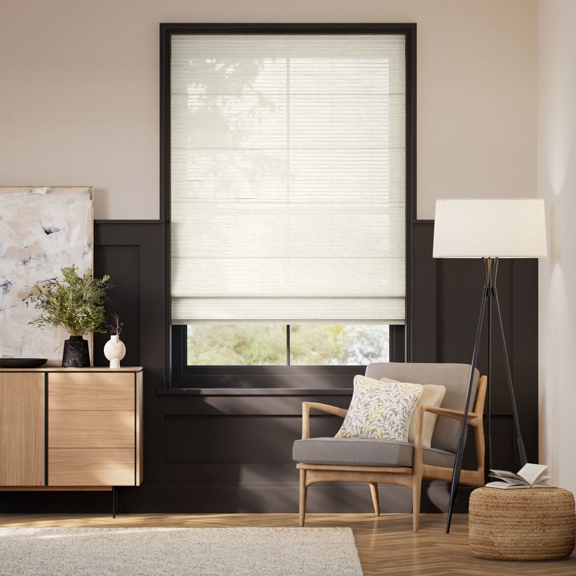 Montreal Maple Roman Blind