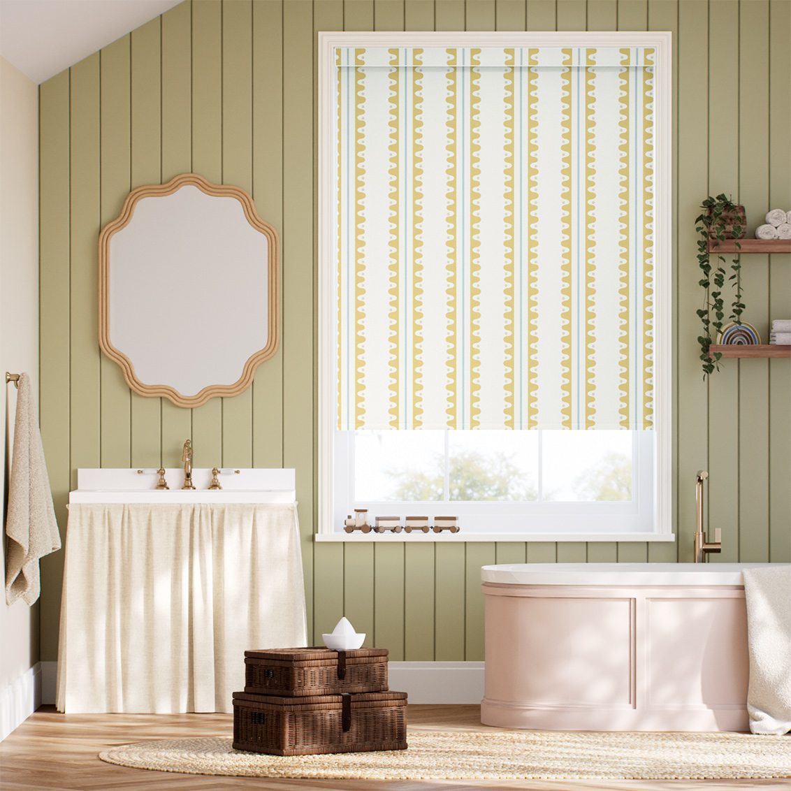 １ー２オークハム　ダンデライオン Roller Blind