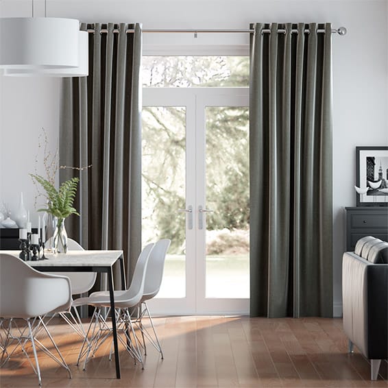 Paleo Linen Ash Curtains