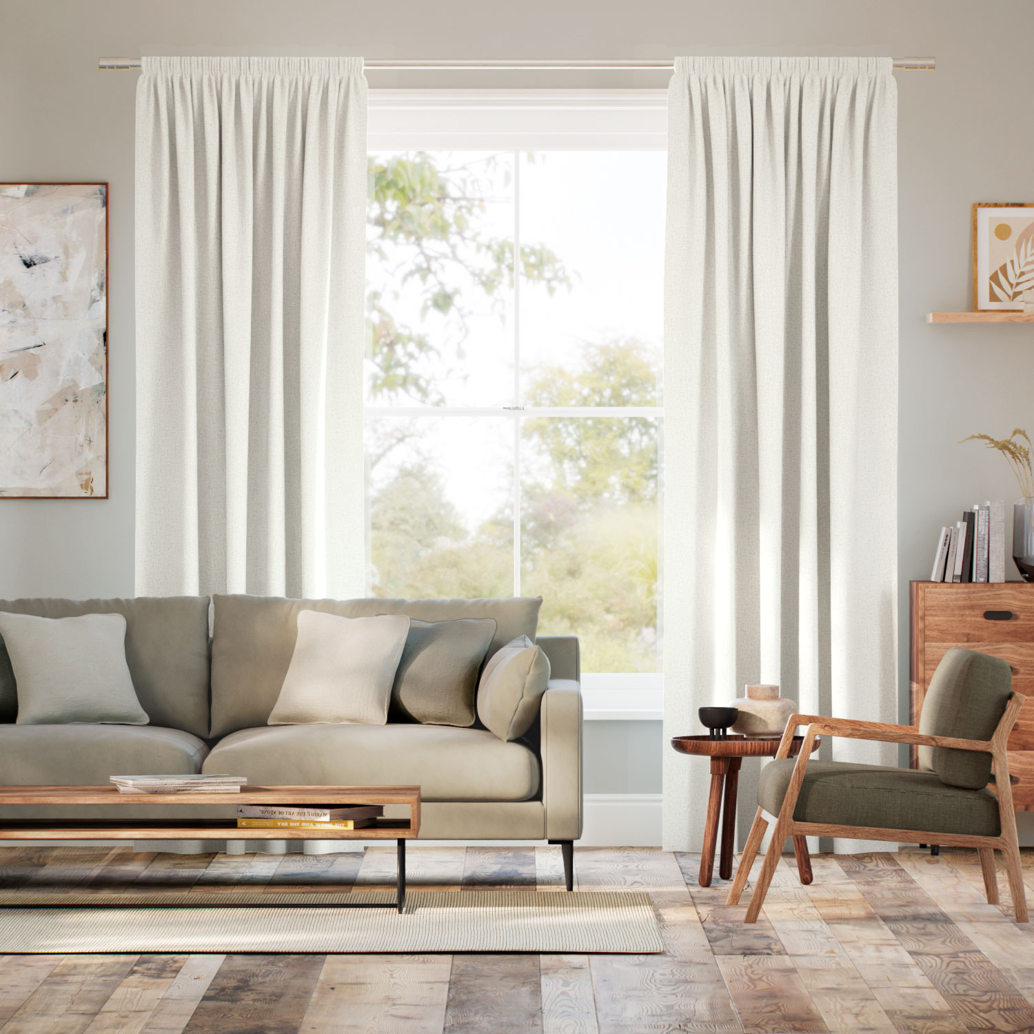 Quinn Parchment Curtains