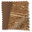 Rosario Chestnut & Demerara Roll Up Blind サンプルの写真