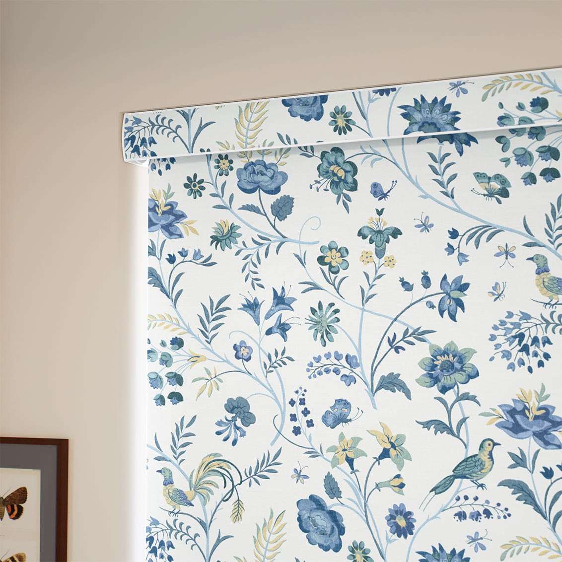 ２Songbird Blue Roller Blind