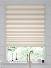【窓貼りタイプ】遮光 コーンシルク コードレス ハニカム Stick2Fit Pleated サムネイル写真