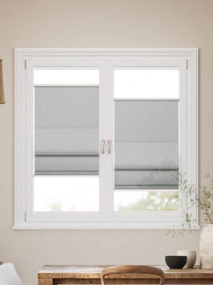 【窓貼りタイプ】トーレンスボイル スモーク Top Down Bottom Up Stick2Fit Roman Blind サムネイル写真
