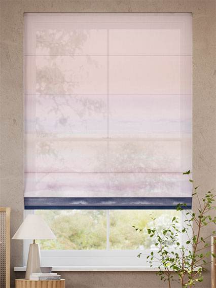 Strata Stripe Voile Dusk ローマンシェード サムネイル写真