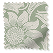 William Morris Sunflower Soft Green Curtains サンプルの写真