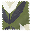 １−2Tulip Trellis Olive Roman Blind サンプルの写真