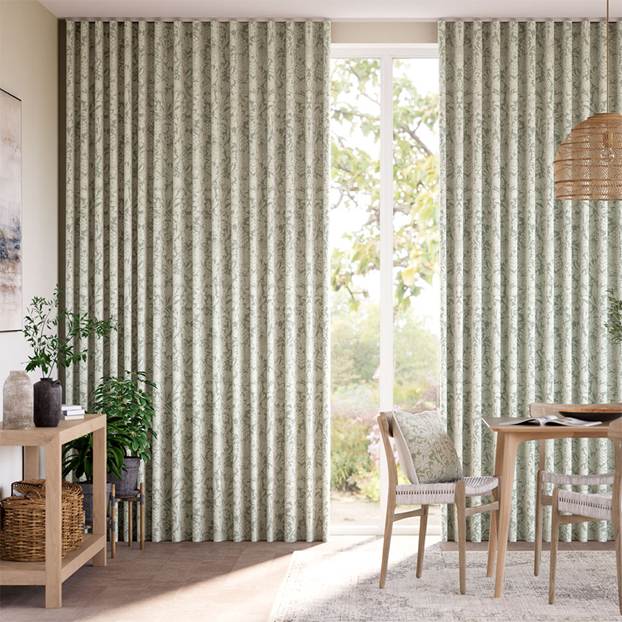 William Morris Sunflower Soft Green カーテン サムネイル写真