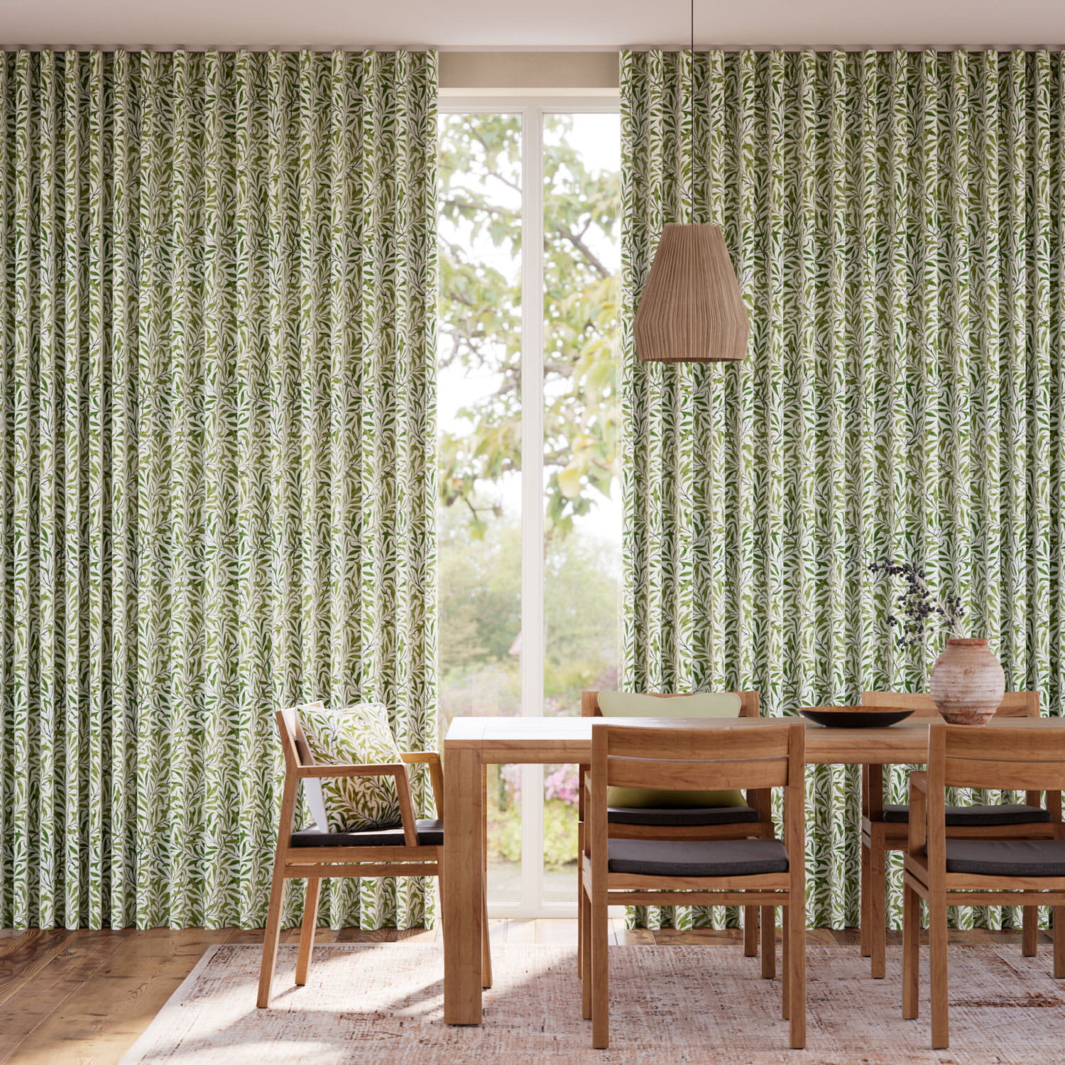 William Morris Willow Bough Vine Curtains
