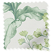 ２Woodland Fern Green & Aqua Roman Blind サンプルの写真
